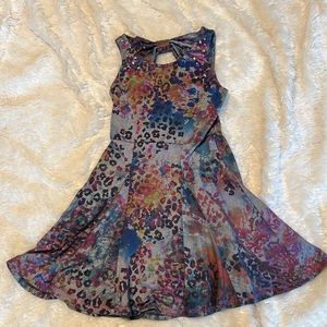 Justice Animal Print  Rhinestone Dress size 7